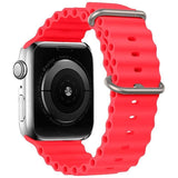 Correa Apple Watch 38/40/41mm Wave Rojo