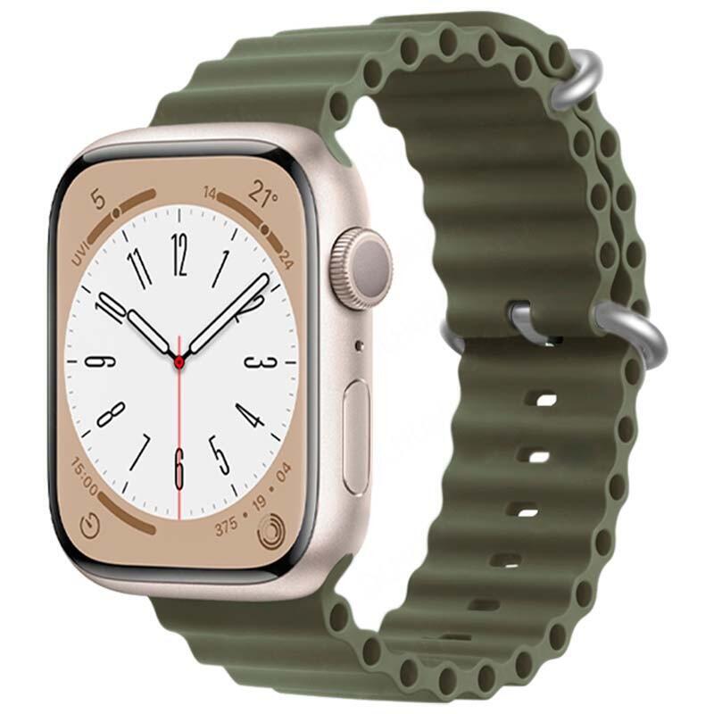 Correa Apple Watch 38/40/41mm Wave Verde Alpino