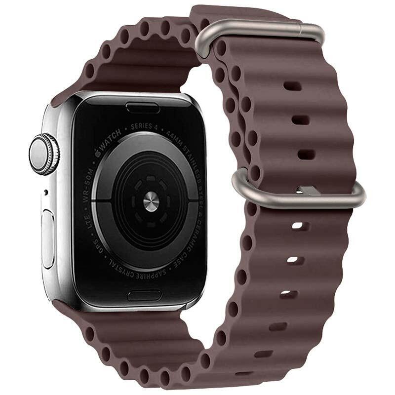 Correa Apple Watch 42/44/45/49mm Wave Marrón
