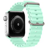 Correa Apple Watch 42/44/45/49mm Wave Verde Pistacho