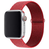 Correa De Nailon Apple Watch 42/44/45/49mm (Rojo)