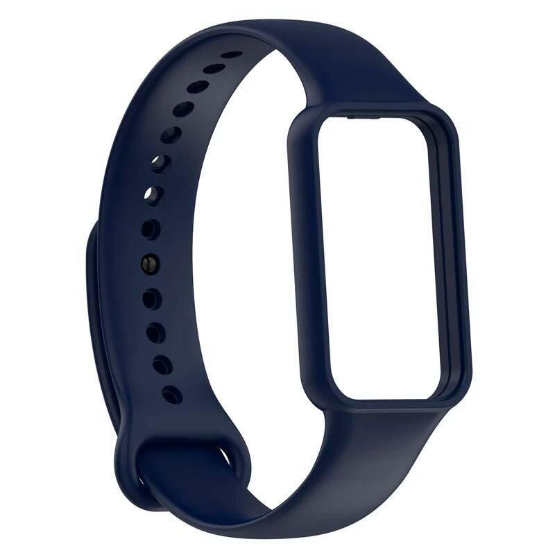 Correa De Silicona Amazfit Band 7 Azul Oscuro