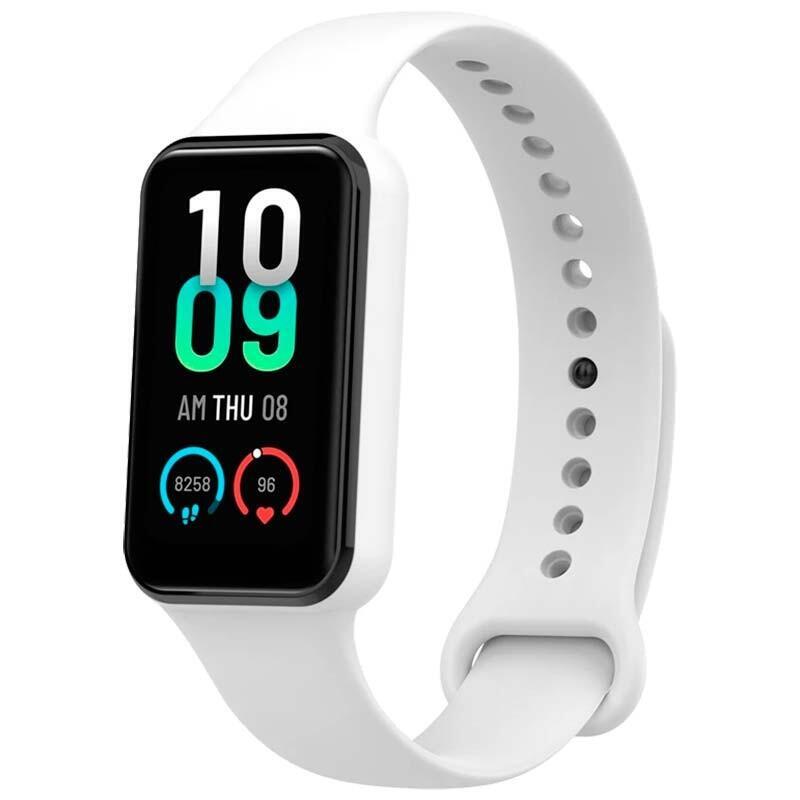 Correa De Silicona Amazfit Band 7 Blanco