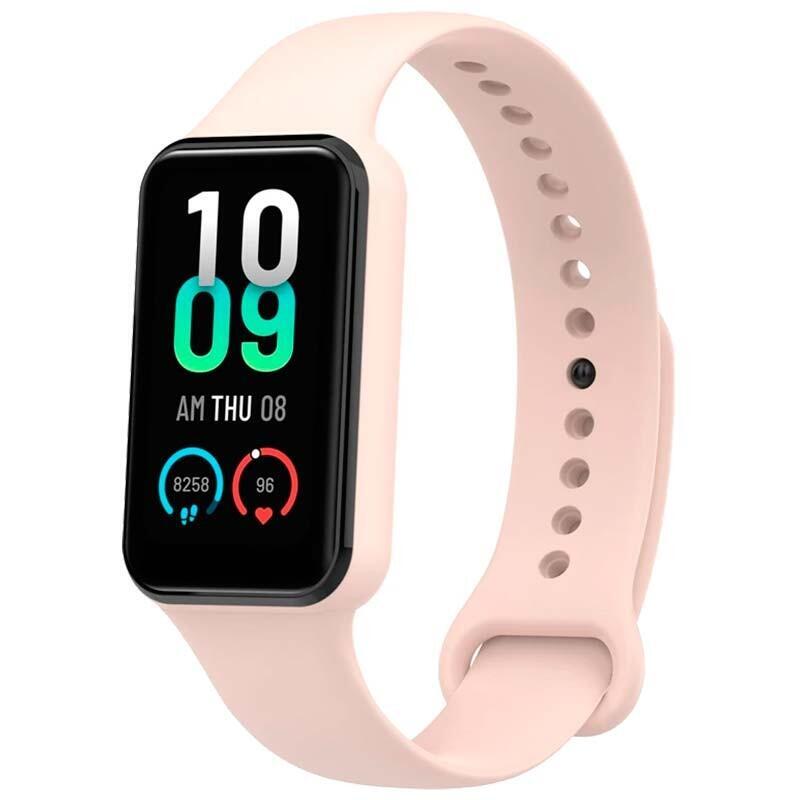 Correa De Silicona Amazfit Band 7 Rosa Claro