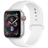Correa De Silicona Apple Watch 42/44/45/49mm (Blanco)