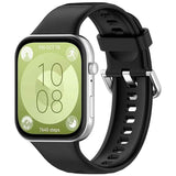 Correa De Silicona Huawei Watch Fit 3 Negro