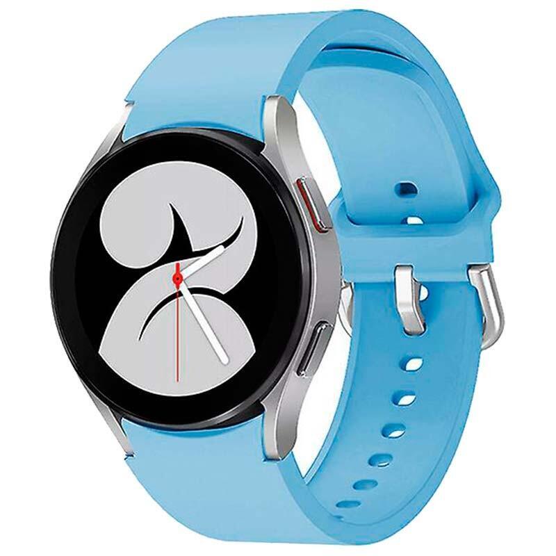 Correa De Silicona Samsung Galaxy Watch 4/5/6 Azul Claro