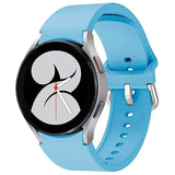 Correa De Silicona Samsung Galaxy Watch 4/5/6 Azul Claro