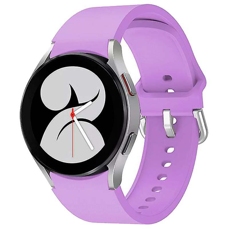Correa De Silicona Samsung Galaxy Watch 4/5/6 Morado
