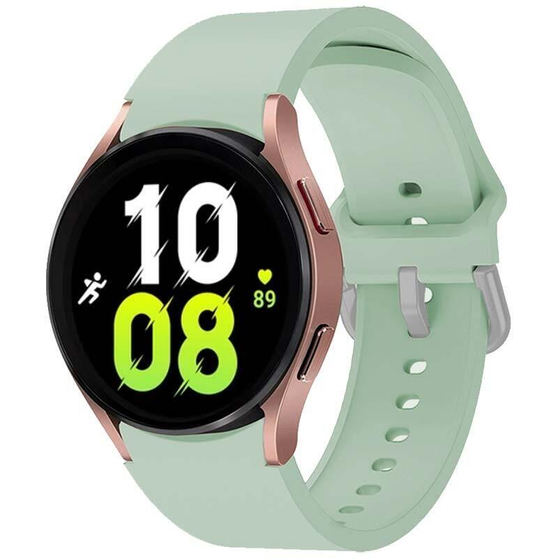 Correa De Silicona Samsung Galaxy Watch 4/5/6 Verde Claro
