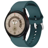Correa De Silicona Samsung Galaxy Watch 4/5/6 Verde Oscuro