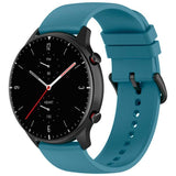 Correa De Silicona Universal 22mm Azul Para Smartwatch Xiaomi/Amazfit/Samsung/Huawei/Realme/Ticwatch