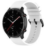 Correa De Silicona Universal 22mm Blanco Para Smartwatch Xiaomi/Amazfit/Samsung/Huawei/Realme/Ticwatch