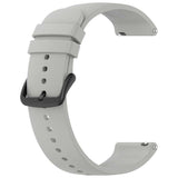 Correa De Silicona Universal 22mm Gris Claro Para Smartwatch Xiaomi/Amazfit/Samsung/Huawei/Realme/Ticwatch