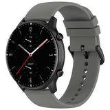 Correa De Silicona Universal 22mm Gris Para Smartwatch Xiaomi/Amazfit/Samsung/Huawei/Realme/Ticwatch