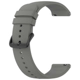 Correa De Silicona Universal 22mm Gris Para Smartwatch Xiaomi/Amazfit/Samsung/Huawei/Realme/Ticwatch