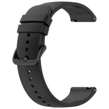 Correa De Silicona Universal 22mm Negro Para Smartwatch Xiaomi/Amazfit/Samsung/Huawei/Realme/Ticwatch