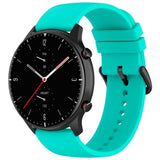 Correa De Silicona Universal 22mm Turquesa Para Smartwatch Xiaomi/Amazfit/Samsung/Huawei/Realme/Ticwatch