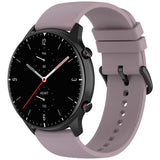 Correa De Silicona Universal 22mm Violeta Para Smartwatch Xiaomi/Amazfit/Samsung/Huawei/Realme/Ticwatch