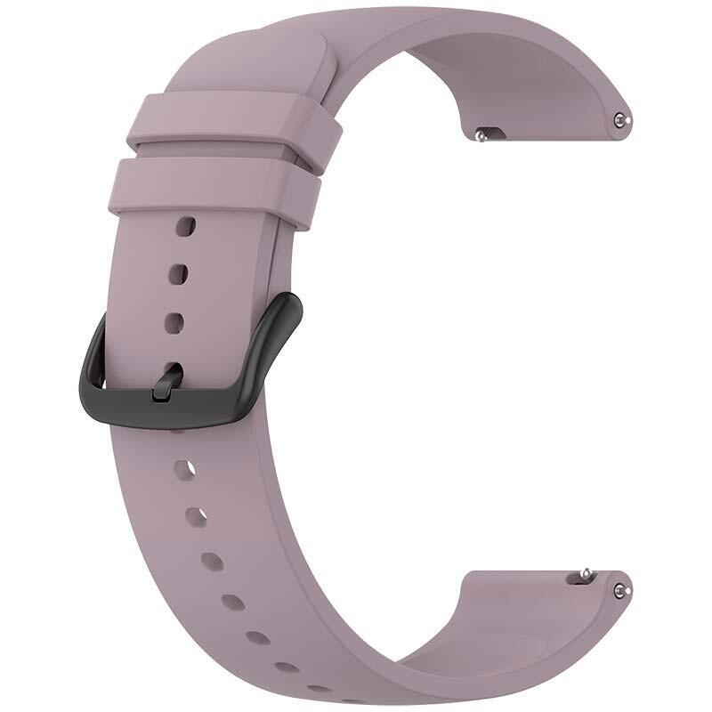 Correa De Silicona Universal 22mm Violeta Para Smartwatch Xiaomi/Amazfit/Samsung/Huawei/Realme/Ticwatch