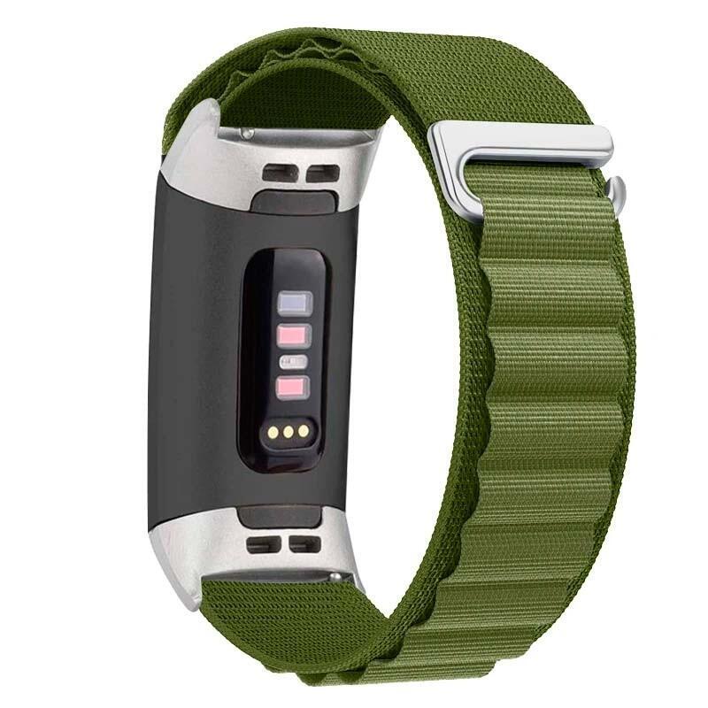Correa Fitbit Charge 5 / Charge 6 Nailon Verde