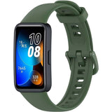 Correa Huawei Band 8 / Band 9 Silicona Verde Oscuro