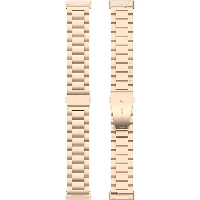 Correa Metal Eslabones Fitbit Versa 3 / Versa 4 Champán