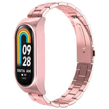 Correa Metal Eslabones Xiaomi Mi Smart Band 8 Dorado Rosa