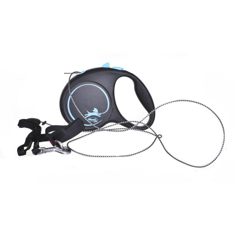 Correa Retráctil Flexi Black Design S 5 M, Negra