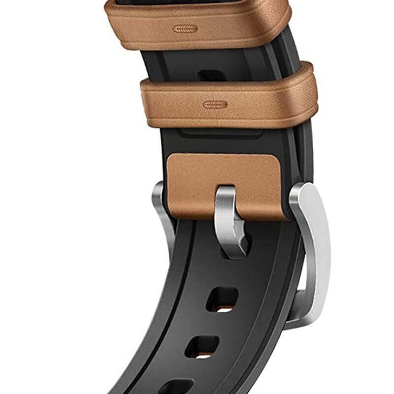 Correa Universal Cuero Premium 22mm Para Smartwatch Xiaomi/Amazfit/Samsung/Huawei/Realme/Ticwatch (Marrón)