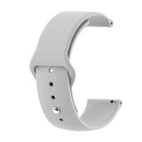 Correa Universal Elgance Silicona 22mm Para Smartwatch Xiaomi/Amazfit/Samsung/Huawei/Realme/Ticwatch (Gris)
