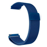 Correa Universal Metal Milanesa 22mm Para Smartwatch Xiaomi/Amazfit/Samsung/Huawei/Realme/Ticwatch (Azul)