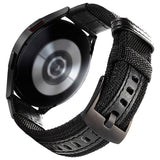 Correa Universal Nailon Ajustable 20mm Negra Para Smartwatch Xiaomi/Amazfit/Samsung/Huawei/Realme/Ticwatch