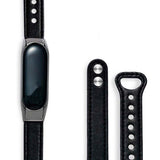 Correa Xiaomi Mi Smart Band 6 / Mi Band 5 / Amazfit Band 5 Cuero Clip Negro