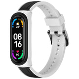 Correa Xiaomi Mi Smart Band 6 / Mi Band 5 / Amazfit Band 5 Dual Color Blanco+Negro