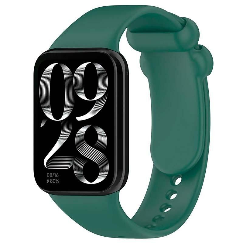 Correa Xiaomi Mi Smart Band 8 Pro / Redmi Watch 4 Silicona Verde Oscuro