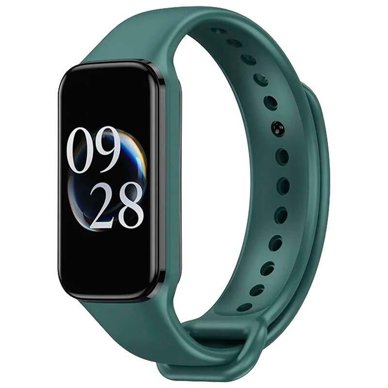Correa Xiaomi Smart Band 8 Active / Redmi Smart Band 2 Silicona Verde Oscuro