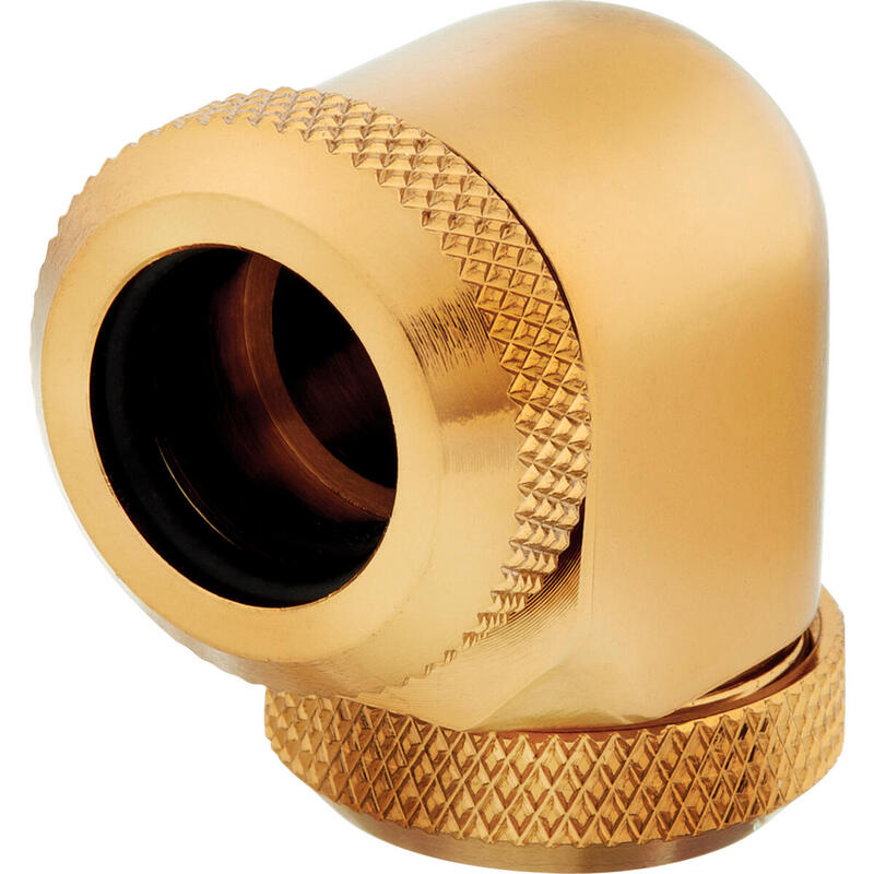 Corsair Hydro X Series Xf Hardline 90° 12mm Od Pack De 2 Dorado