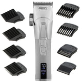 Cortadora De Cabello Camry Cr 2835s Premium Metálica, Tiempo De Operación 180 Min, Pantalla Lcd, Gris