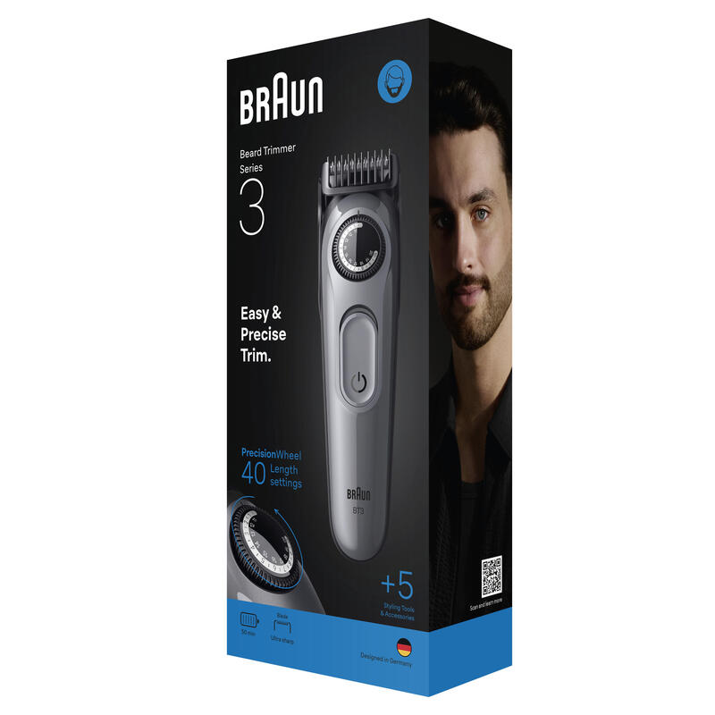 Cortapelo Braun Beard Trimmer Bt3560 Msgrey