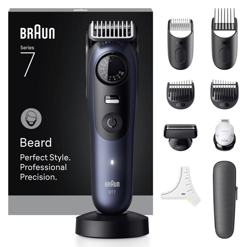 Cortapelo Braun Beard Trimmer Bt7540 Blk Blu
