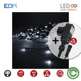 Cortina Icicle Con Programador Easy-Connect 2x0,5m 12 Tiras 40 Leds Blanco Frio Edm