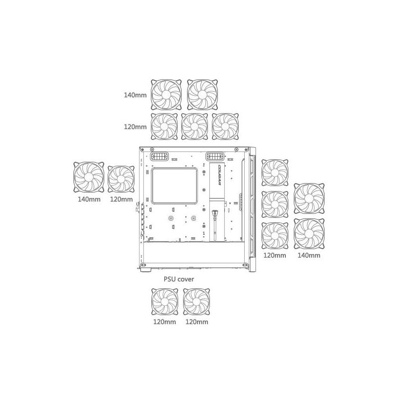 Cougar Caja Miditorre Airface Pro Rgb White