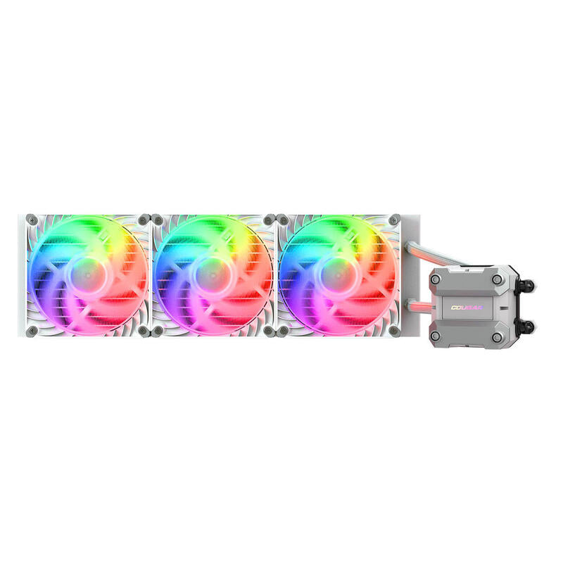 Cougar Cpu Refrigeracion Liquida Poseidon Ultra 360, Argb, Blanco