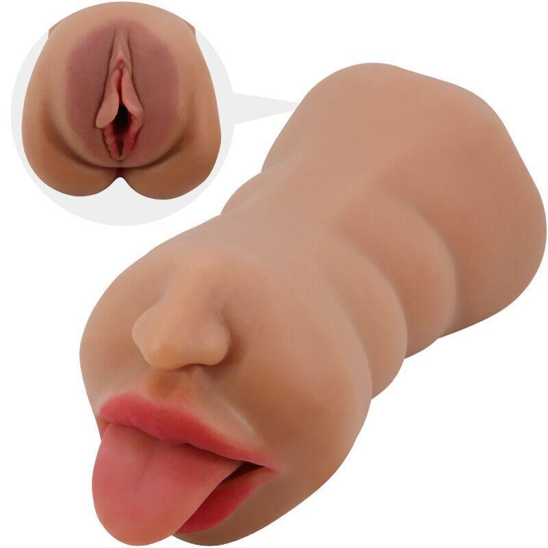 Crazy Bull - Sarah Masturbador Doble Boca & Vagina Natural