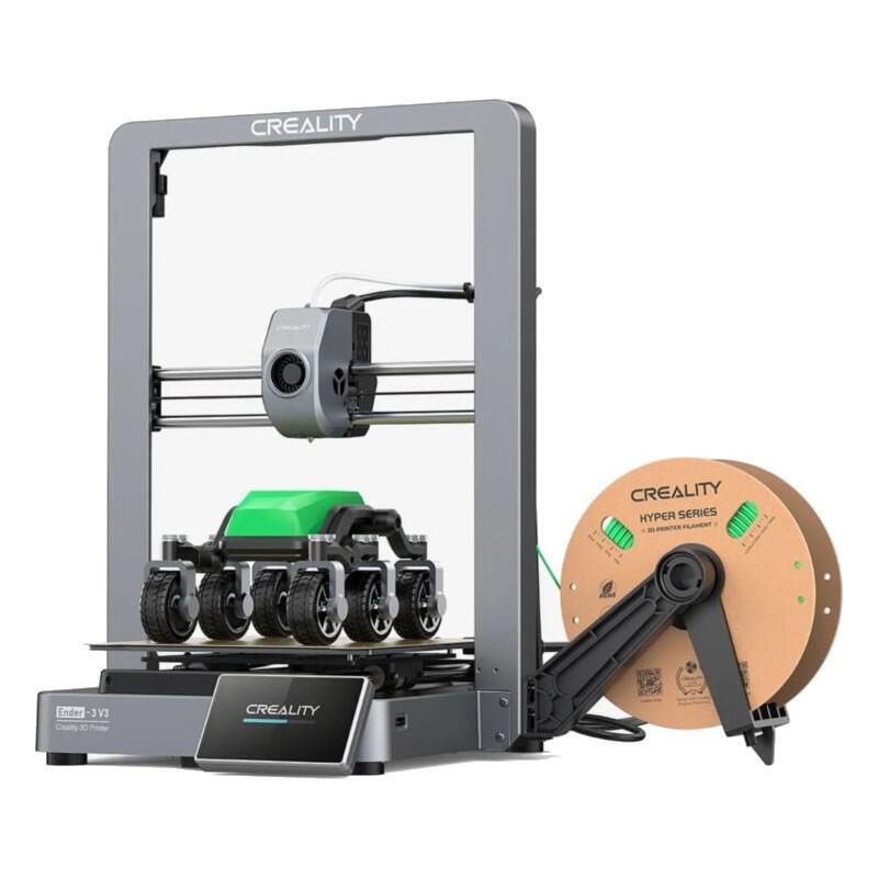 Creality Ender 3 V3 - Alta Velocidad 600mm/S, Impresora 3d Fdm   Tamaño De Impresión 220x220x250mm, Enfriamiento Rápido Negro