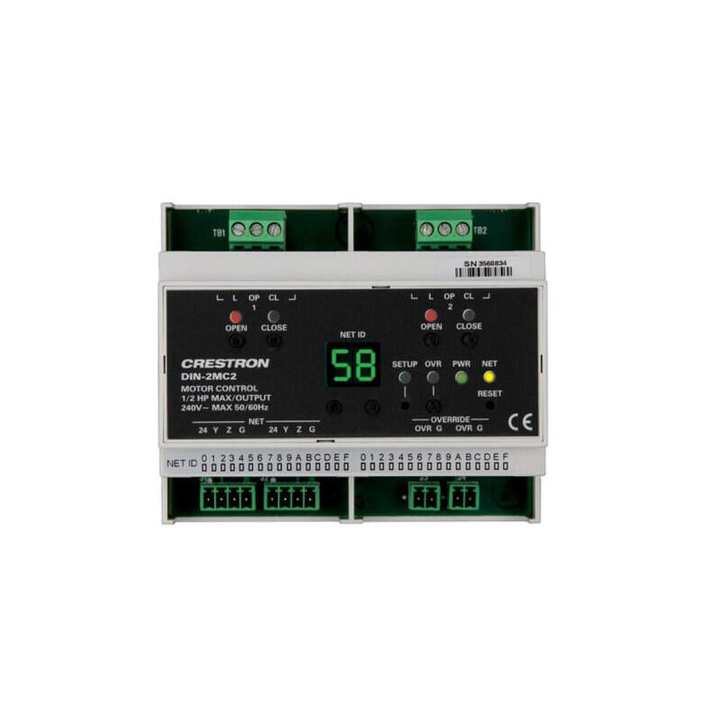 Crestron Din Rail Motor Control, 2 Feeds, 2 Channels (Din-2mc2) 6501745