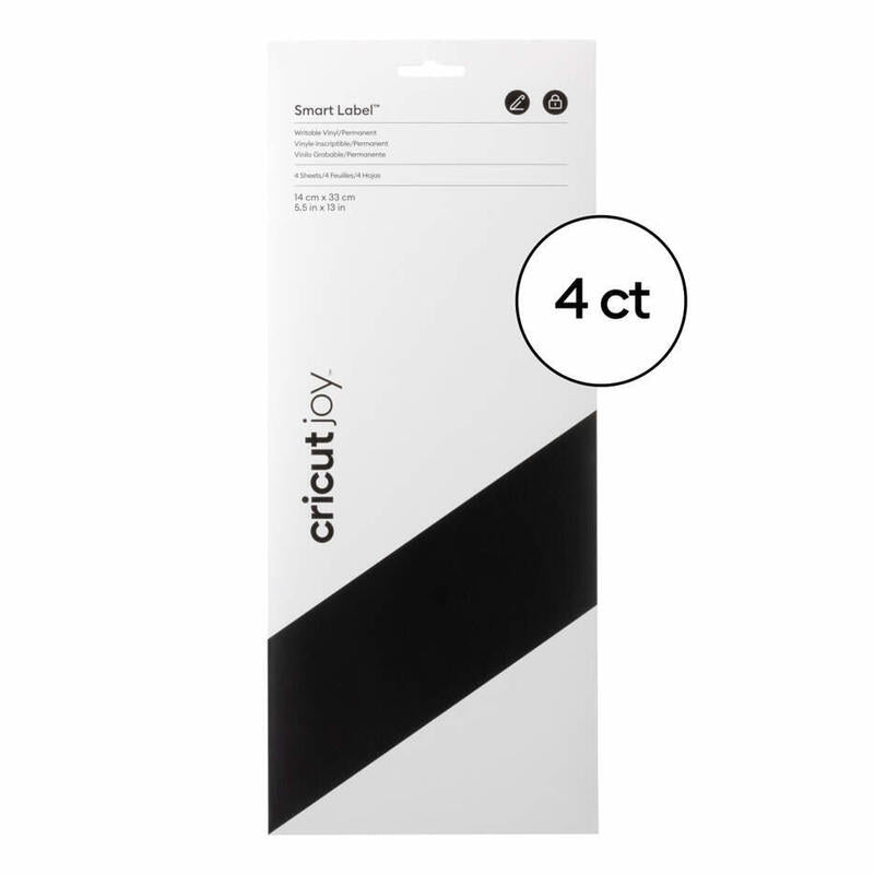 Cricut Smart Label Etiqueta Autoadhesiva Permanente Negro 4 Pieza(S)