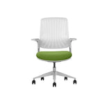 Cromad Senior Se1800 Silla De Oficina - Altura Ajustable Con Elevador De Gas De Grado 4 - Respaldo De Material