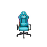 Cromad Serie Fenrir Silla Gaming Rgb - Estructura Robusta - Piel Sintetica De Alta Calidad - Altura Regulable Con